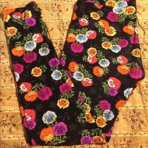 Disney LuLaRoe OS Leggings - Wonderland Flowers